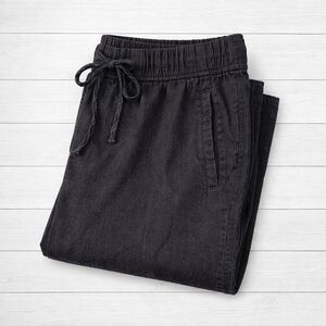 🌞 Black Linen Blend Pants - Size large